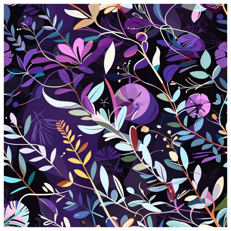 Édredon floral à motif abstrait Boho Boho, Grand lit