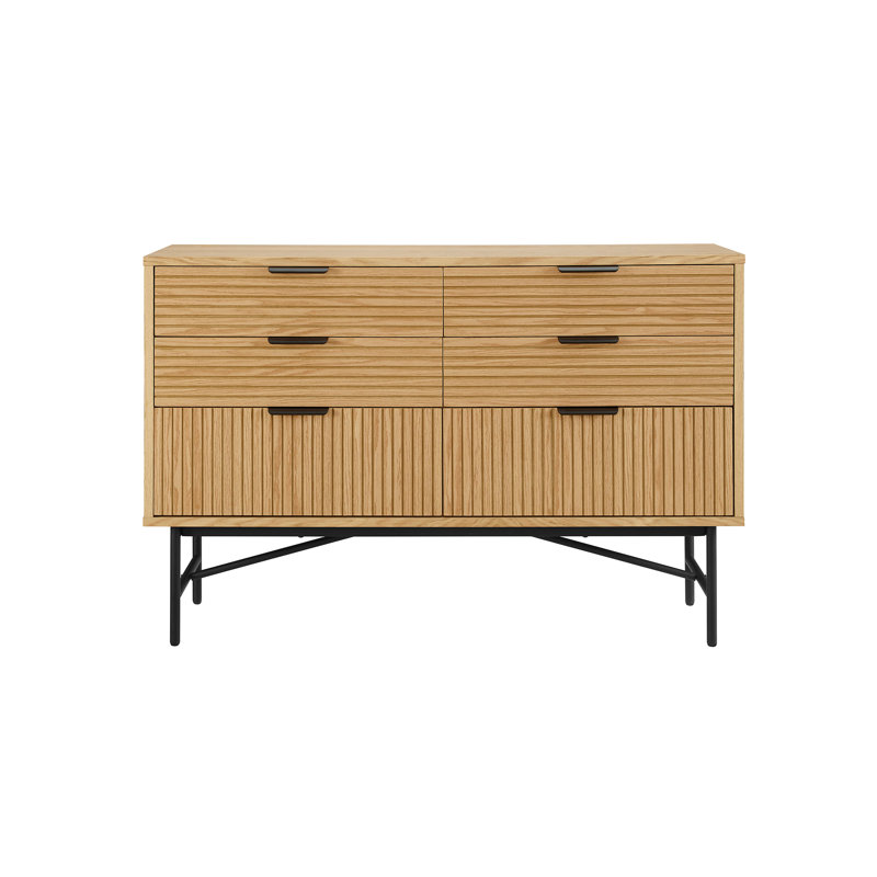 Jarryl Iron 5 - Drawer Standard Accent Chest