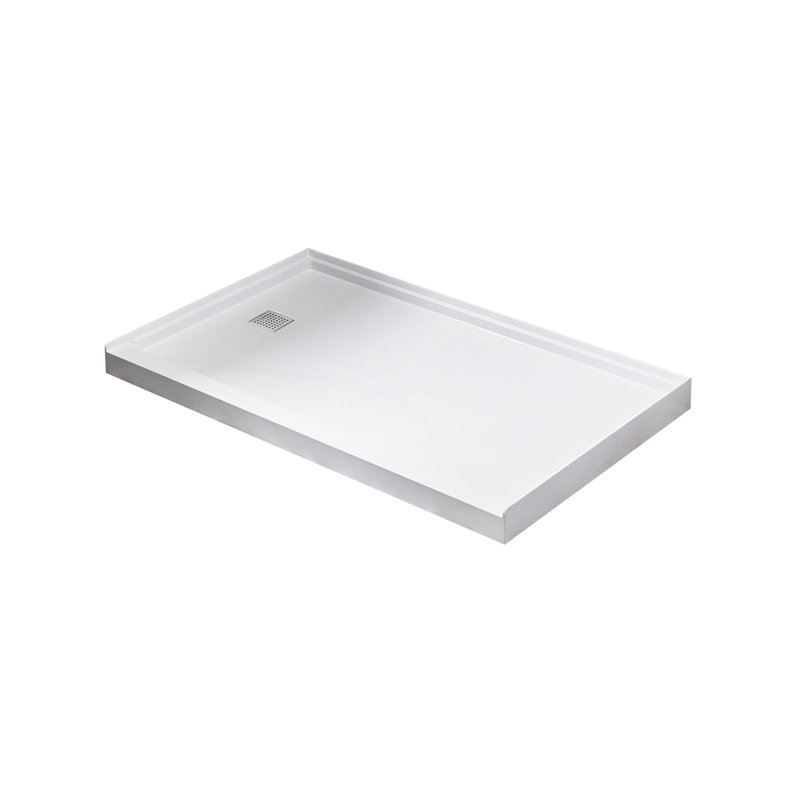 Base de douche simple l 32 po x P 60 po, Gauche