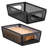 Perforated Metal Storage Bin with Handles for Kitchen and Pantry - Set of 2-110704841