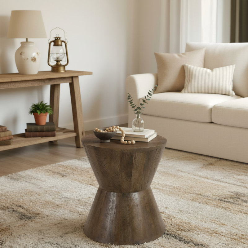 Table tambour Hollingsworth, Noyer