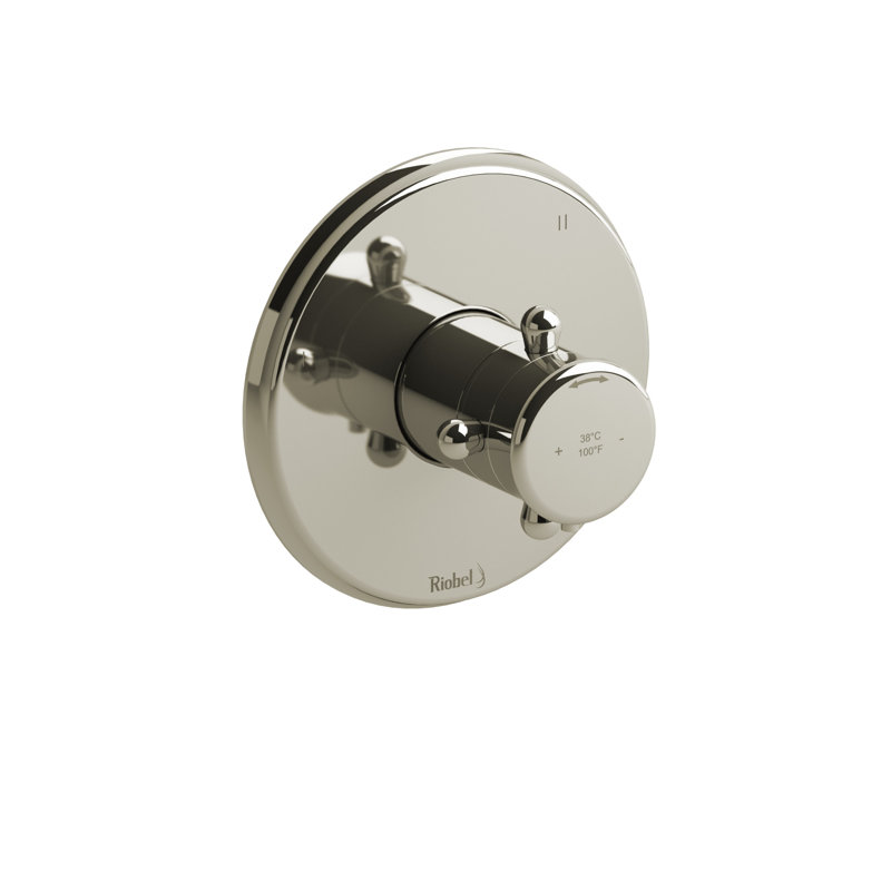 Garniture thermo-équilibrée 1/2 po Classic ™ avec jusqu'à 3 fonctions Classic ™, Nickel rétro poli