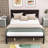 Claythorne Wood Platform Bed Frame With Headboard-362103320