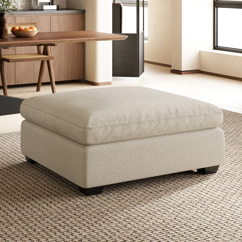 Repose-pieds modulaire et imperméable Cambria Chenille, Beige