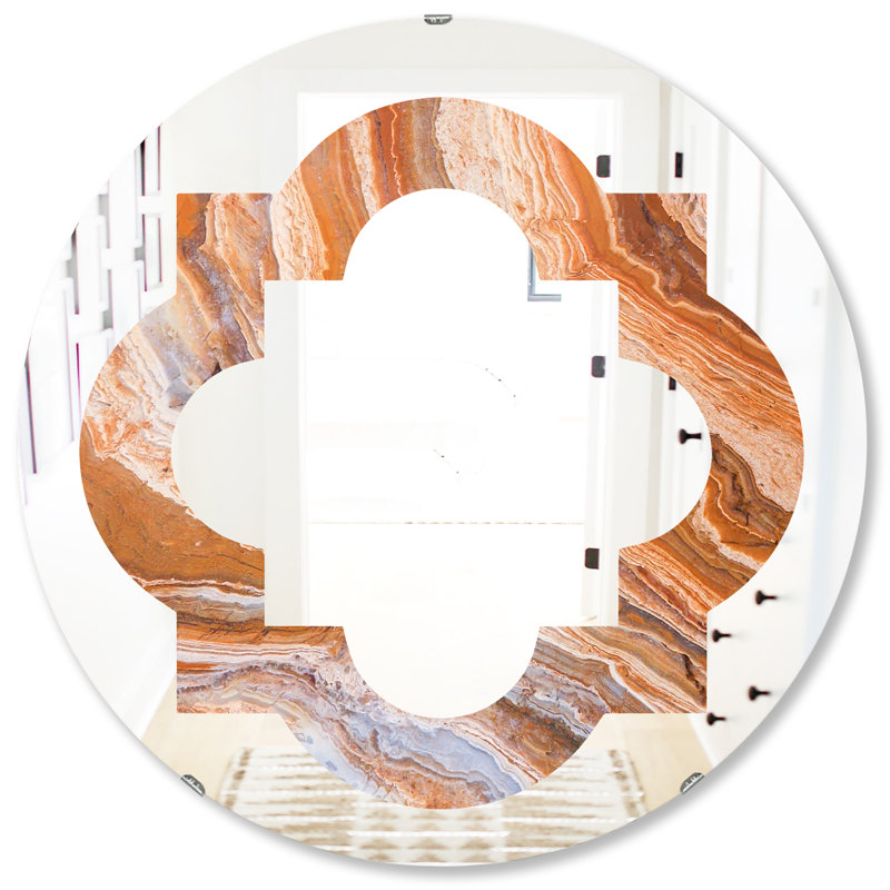 Miroir mural Marble Geode 2, 31,5 po x 31,5 po