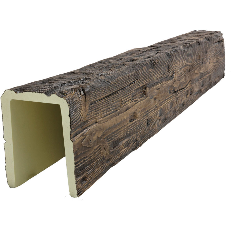 Salvaged Timber HeritageTimber Faux Wood 3-Sided Ceiling Beam (U-Beam)
