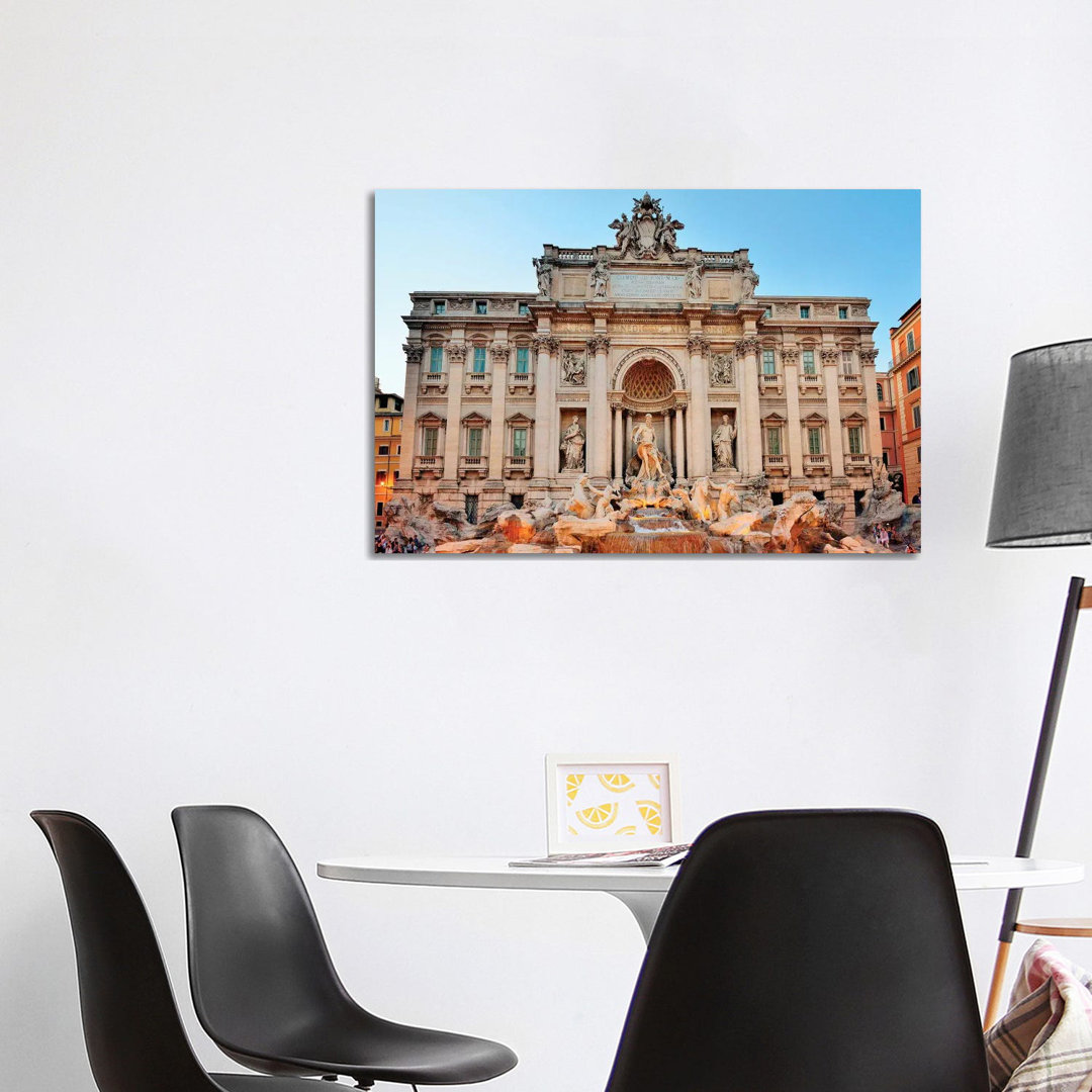 Fontani Die Trevi, Trevi Fountain At Night von Susanne Kremer - Gallery-Wrapped Canvas Giclée