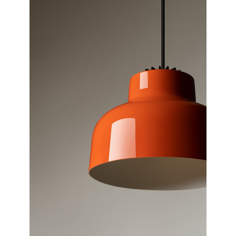 M64 Color, 331.2" H x 8.6" W x 8.6" D, White, Reddish Orange