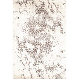 Canvello Silver Modern Bamboo Silk Rug - 6' X 9'