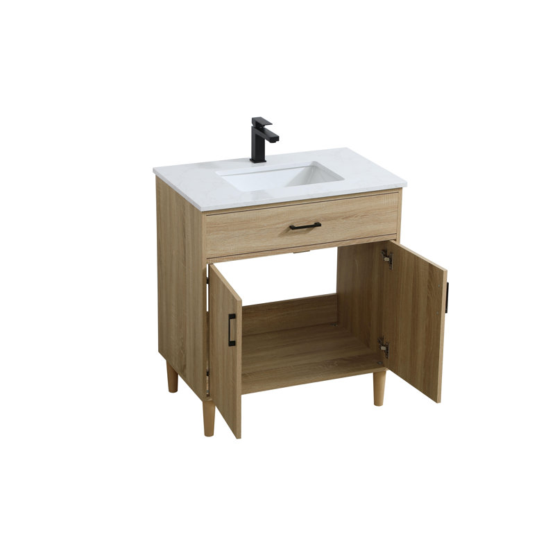 Chandler 30 inch Single Bathroom Vanity, Mango Wood
