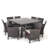 Waban Square 8 - Person 64'' Long Dining Set with Cushions-28660406