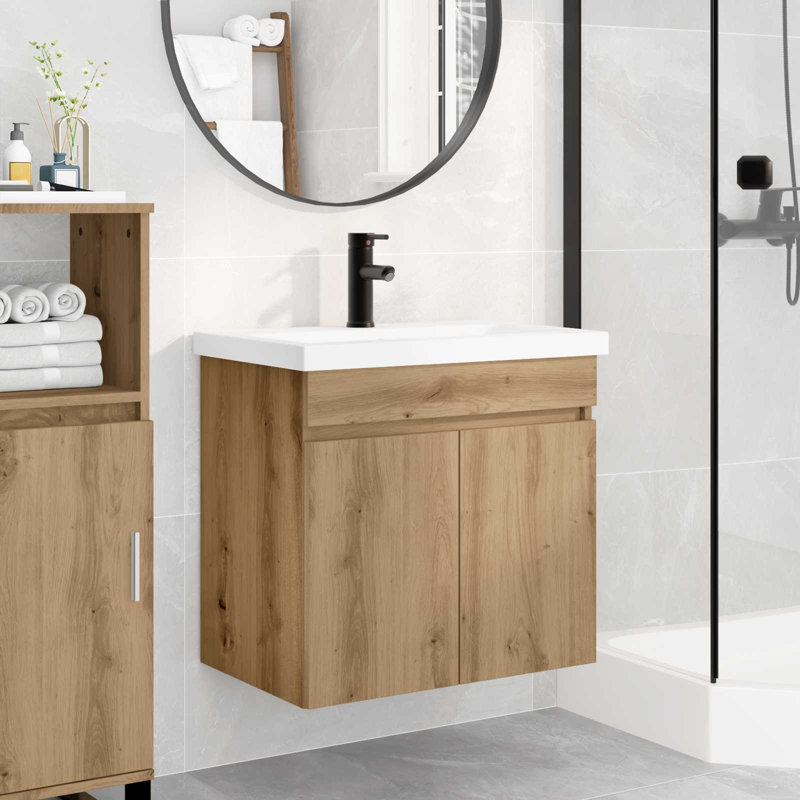 610 mm Bathroom Vanity, Artisan Oak
