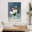 Fleurs dans un vase en cristal-132987989