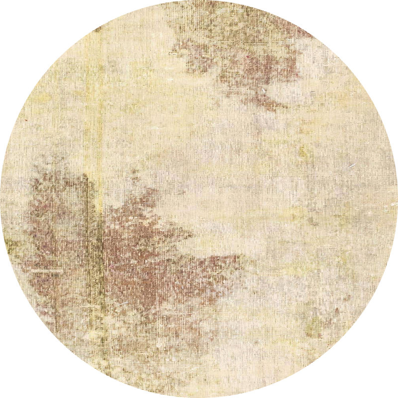 Tapis abstrait moderne 1934, Rond 6 pi