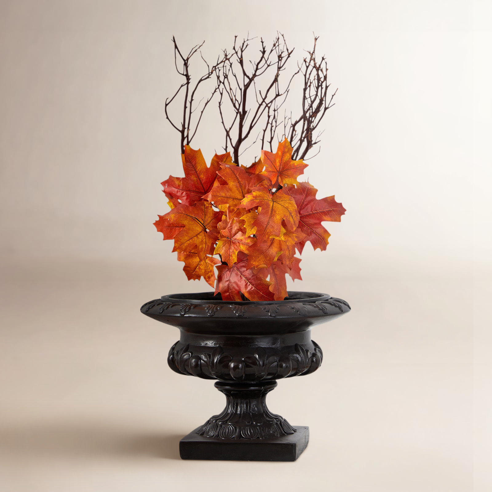 Maple Leaf Floral Stems, Orange