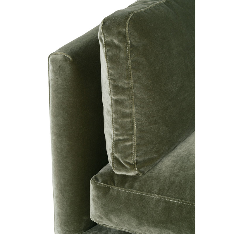 Madeline Sofa, Chocolate, Sage