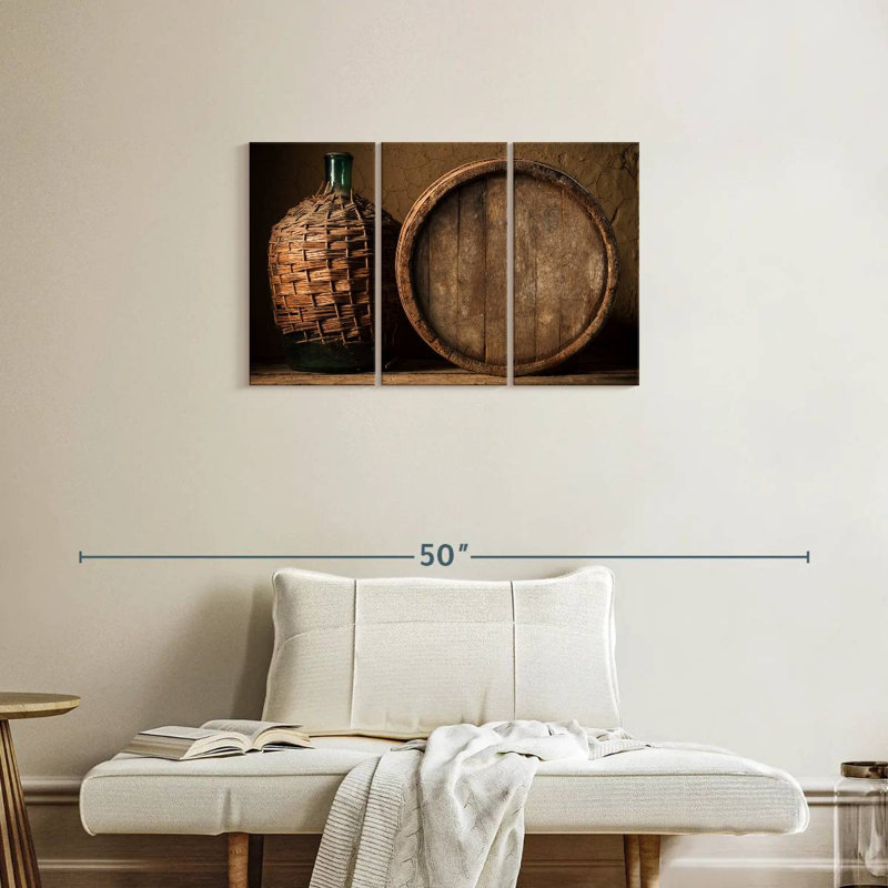 Yarlin Old Wine Barrel, 20" H x 33" W