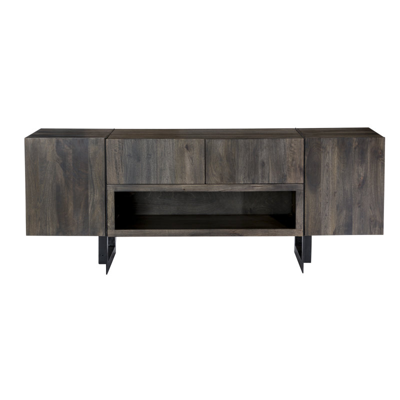 Tiburon Media Console, Dark Brown