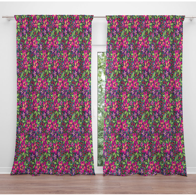 Rideau en polyester Pellervo, L 20 po x L 61 po