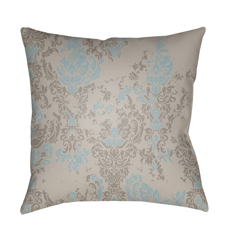 Square Pillow Cover & Insert, Light Gray