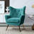 Avianna 29.25" Wide Tufted Velvet Wingback Chair-1947948697