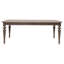 Table de salle à manger extensible avec pieds et 8 chaises à dossier en bois-689882107