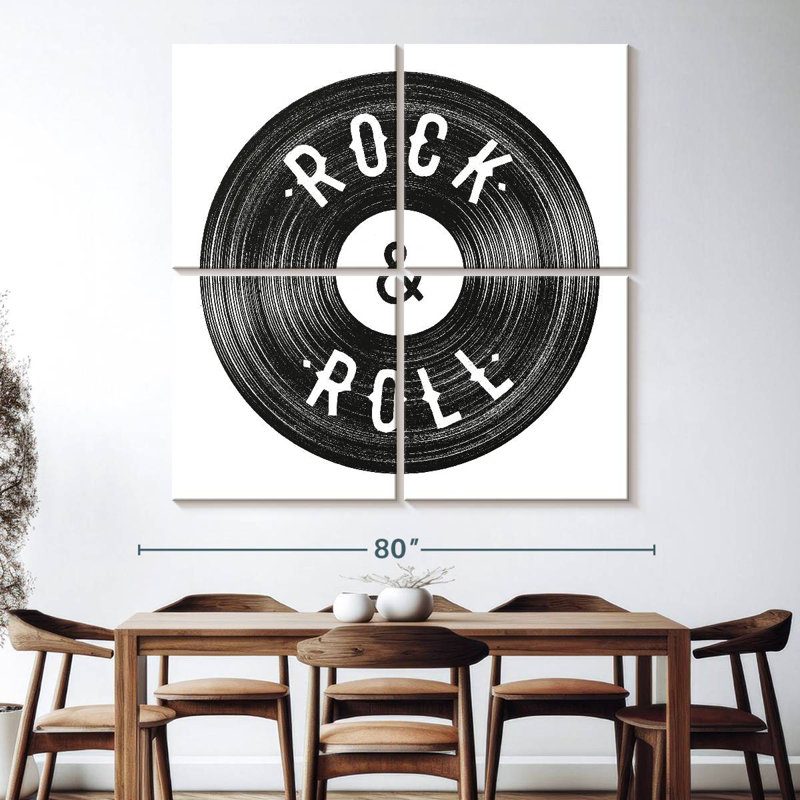 Abarca Rock N' Roll, 74" H x 74" W