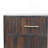Solid Wood Milan Bedside,Brown,2-Doors,1-Drawers-1823286604