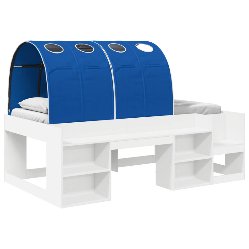 Small Single (2'6) High Sleepers, White/Blue