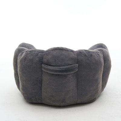 Grand fauteuil-canapé confortable en forme de pétale unique, adapté aux adultes et aux enfants. Tissu en velours imitation lapin. Convient à la chambre, au salon et aux jeux.