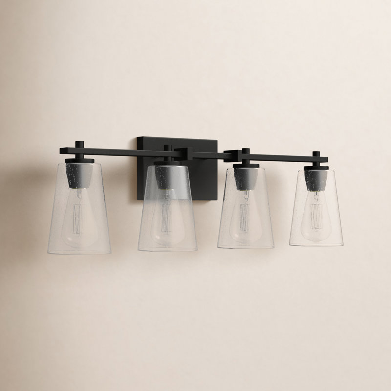 Noland 4 - Light Dimmable Vanity Light, Midnight Black