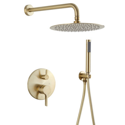 Calder Complete Shower System with Rough in-Valve