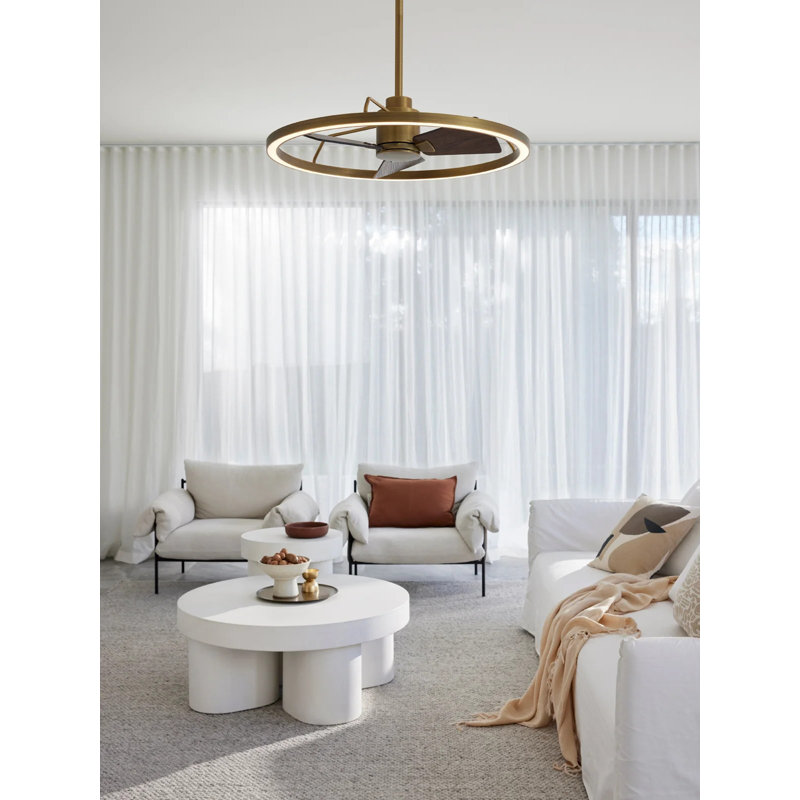 Ventilateur de plafond de 71 cm avec lumière et télécommande, ventilateur de plafond moderne à DEL pour chambre à coucher, moteur à courant continu écoénergétique, ventilateur moderne