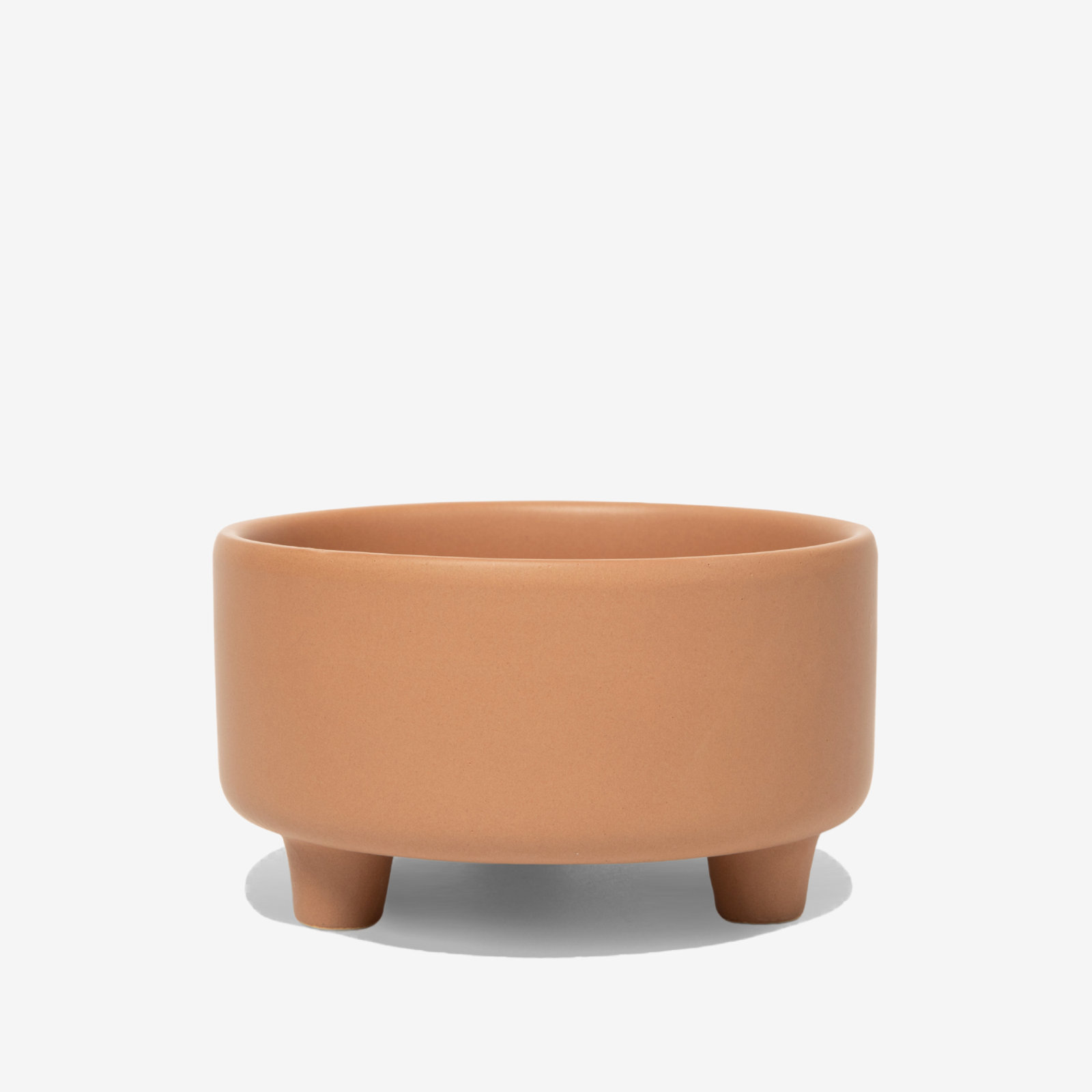 Uplift Ceramic Dog Bowl, Small (2 cups / 16 fluid oz), Clay