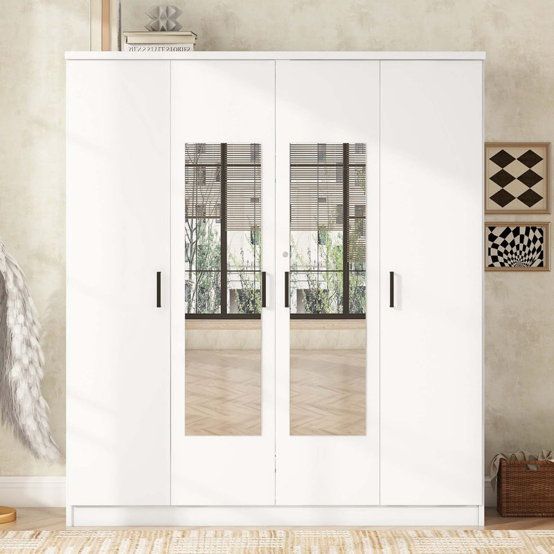 Armoireu, Blanc, (H 67,90 po x l 59,20 po x P 19,20 po) Jointure in