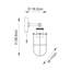Ledya Steel Armed Sconce
