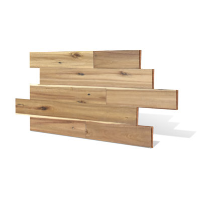 Parquet massif en acacia de 5/8 po d'épaisseur x 4 1/3 po de largeur x longueur variable