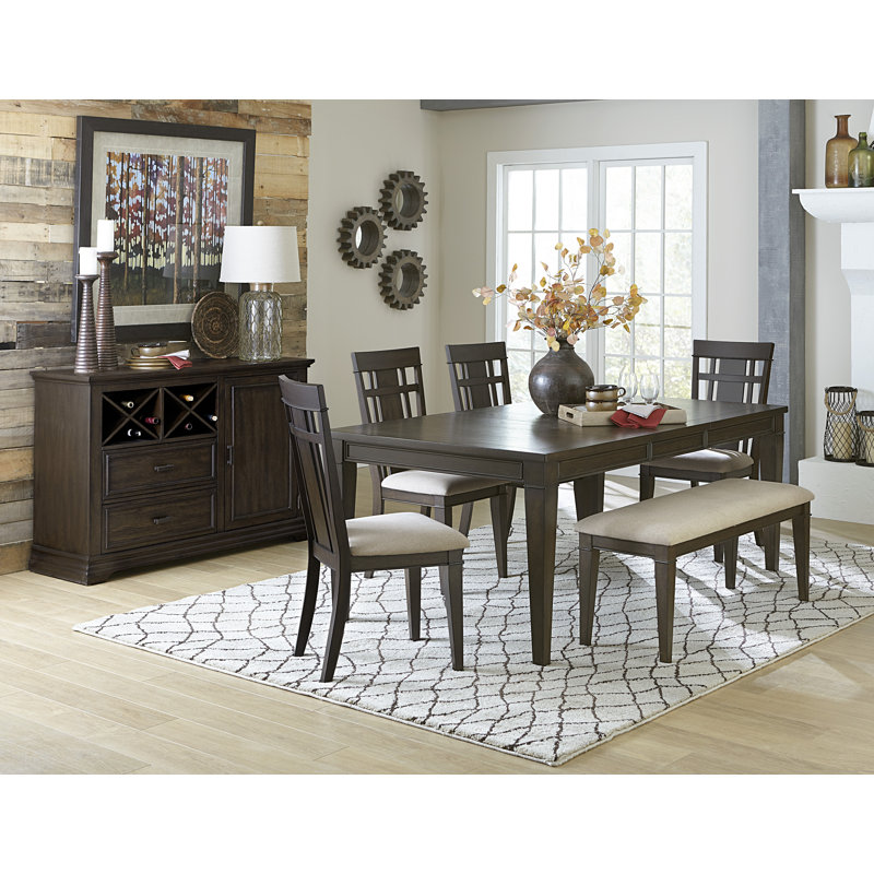 Hagood Cotton Upholstered Bench