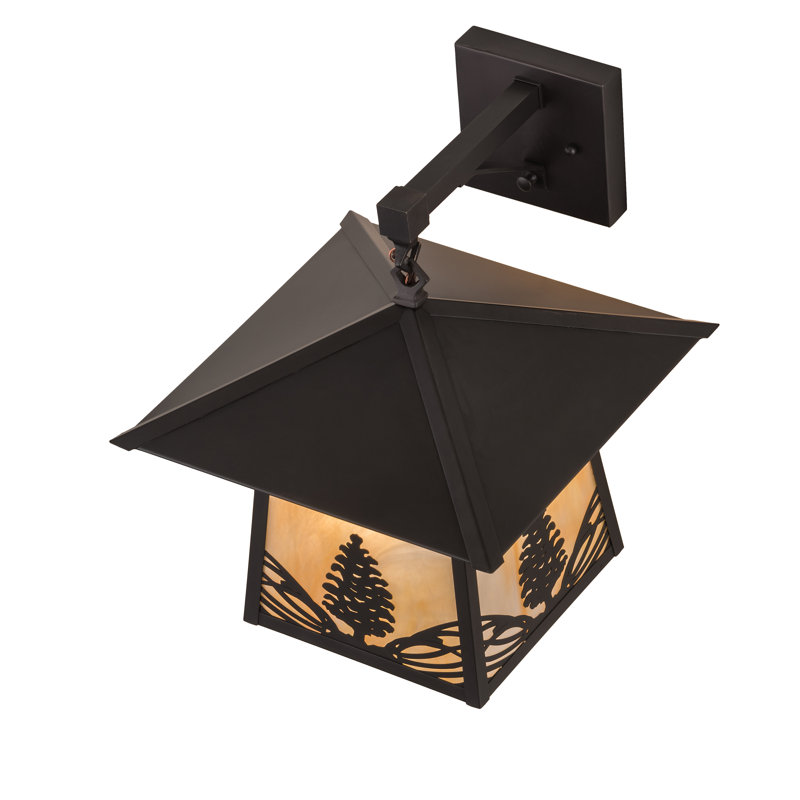 Mountain Pine 1 - Light Outdoor Wall Lantern