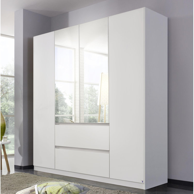 Arkoma 4 Door Wardrobe, Alpine White