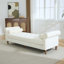 Chenille Upholstered Bench