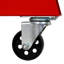 Support pour moteur d'une capacité de 2000 lb, support pour moteur tournant à 360 degrés avec 6 roulettes, support pour moteur de moto robuste avec cadre pliable pour la réparation automobile, l'entretien du véhicule, rouge