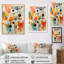 Abstraction atomique colorée du milieu du siècle I sur toile-1468330170-1468330169