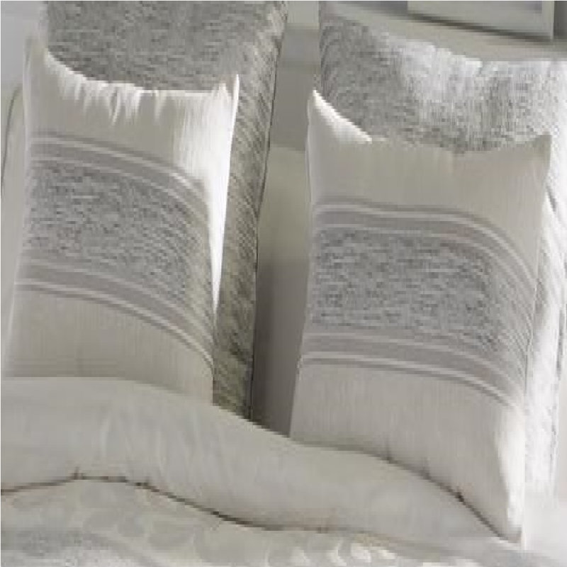 Amalfi Rectangular Cushion, Silver
