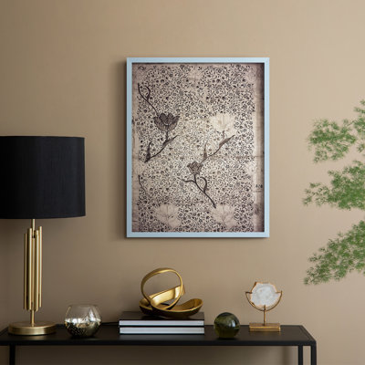 Reproduction abstraite vintage encadrée CLxxxii - bois massif