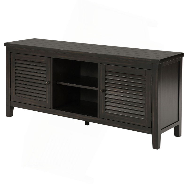 Sutter Distressed Java 2-Door TV Stand