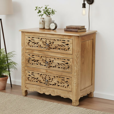  Harleen 30'' W Solid Wood Nightstand