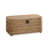Vintage-Style Distressed Octagonal Solid Wood Storage Stool