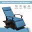 Recliner Chair Metal Outdoor Lounge Chair with Flip Table-348112147