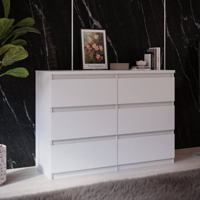 Dennette 110cm 6 Drawer Chest